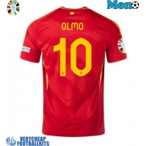 Spain Dani Olmo #10 Replica Home Shirt Euro 2024 Short Sleeve